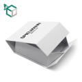 Professionnel blanc art papier carton rigide pliable type logo personnalisé mode boîte d&#39;emballage de papier